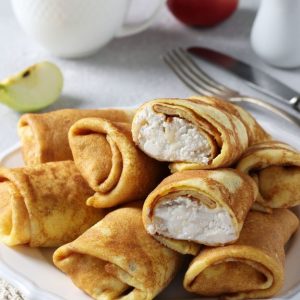 Млинці з солодким сиром