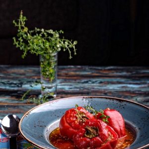 Фарширований перець з м'ясом